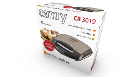 Camry | CR 3019 | Opiekacz do gofrów | 1000 W | Ilość gofrów 2 | Belgia | Kolor czarny Camry | CR 3019 | Opiekacz do gofrów | 1000 W | Ilość gofrów 2 | Belgia | Kolor czarny