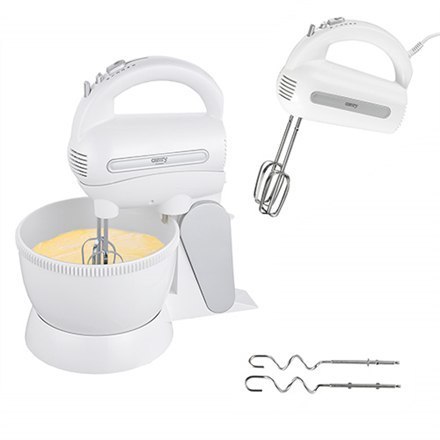 Camry | CR 4213 | Mixer | Mixer with bowl | 300 W | Number of speeds 5 | Turbo mode | White Camry | CR 4213 | Mixer | Mixer with bowl | 300 W | Number of speeds 5 | Turbo mode | White