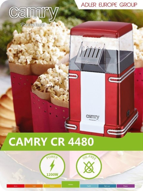 Camry | CR 4480 | Urządzenie do robienia popcornu Camry | CR 4480 | Urządzenie do robienia popcornu
