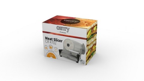 Camry CR 4702 Meat slicer, 200W Camry | Food slicers | CR 4702 | Stainless steel | 200 W | 190 mm