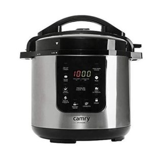 Camry | CR 6409 | Pressure cooker | 1500 W | Alluminium pot | 6 L | Number of programs 8 | Stainless steel/Black