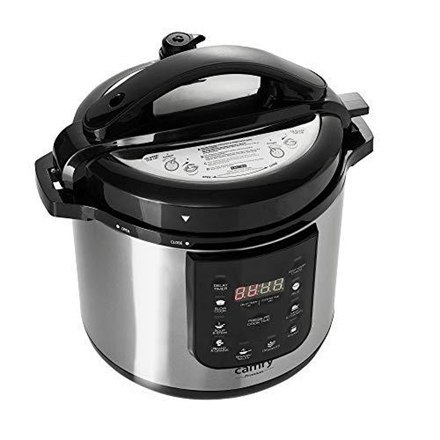 Camry | CR 6409 | Pressure cooker | 1500 W | Alluminium pot | 6 L | Number of programs 8 | Stainless steel/Black Camry | CR 6409 | Pressure cooker | 1500 W | Alluminium pot | 6 L | Number of programs 8 | Stainless steel/Black