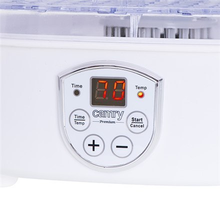 Camry | Food Dehydrator | CR 6659 | Power 240 W | Number of trays 5 | Temperature control | Integrated timer | White Camry | Food Dehydrator | CR 6659 | Power 240 W | Number of trays 5 | Temperature control | Integrated timer | White