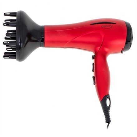 Camry | Hair Dryer | CR 2253 | 2400 W | Number of temperature settings 3 | Diffuser nozzle | Red Camry | Hair Dryer | CR 2253 | 2400 W | Number of temperature settings 3 | Diffuser nozzle | Red