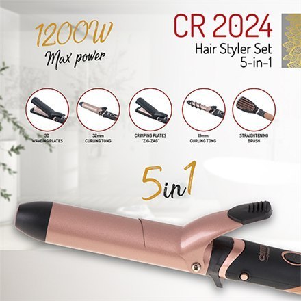 Camry | Hair Styler | CR 2024 | 1200 W | Black/Rose gold Camry | Hair Styler | CR 2024 | 1200 W | Black/Rose gold
