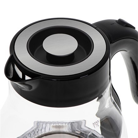Camry | Kettle | CR 1300 | Electric | 2200 W | 1.7 L | Glass | 360° rotational base | Black Camry | Kettle | CR 1300 | Electric | 2200 W | 1.7 L | Glass | 360° rotational base | Black