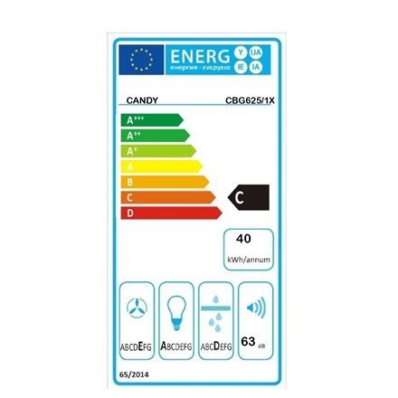 Candy | Okap | CBG625/1X | Okap | Klasa efektywności energetycznej C | Szerokość 52 cm | 207 m³/h | Mechaniczny | LED | Stal nie Candy | Okap | CBG625/1X | Okap | Klasa efektywności energetycznej C | Szerokość 52 cm | 207 m³/h | Mechaniczny | LED | Stal nie