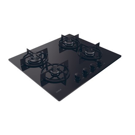 Candy CVW6BB Hob, Gas, Width 59,5 cm, 4 cooking zones, Mechanic control, Black Candy CVW6BB Hob, Gas, Width 59,5 cm, 4 cooking zones, Mechanic control, Black