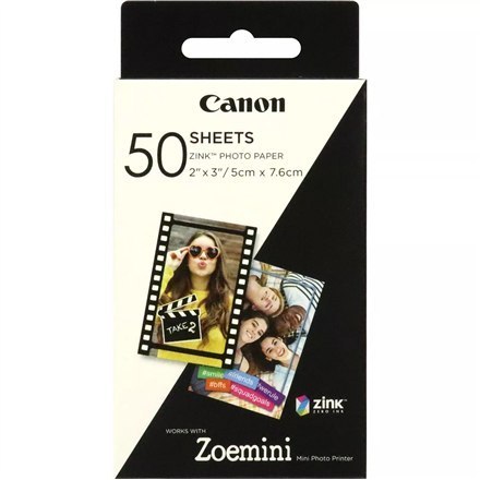Canon | 50 sheets | ZP-2030 | White | 5 x 7.6 cm | Photo Paper Canon | 50 sheets | ZP-2030 | White | 5 x 7.6 cm | Photo Paper