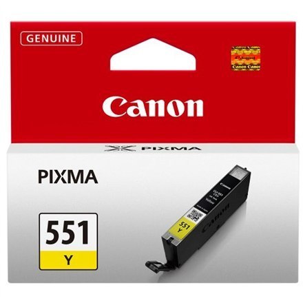 Canon CLI-551 Y Ink Cartridge, Yellow Canon CLI-551 Y Ink Cartridge, Yellow