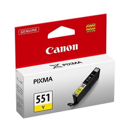 Canon CLI-551 Y Ink Cartridge, Yellow Canon CLI-551 Y Ink Cartridge, Yellow