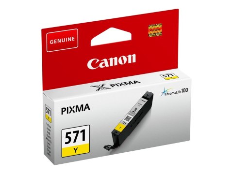 Canon CLI-571Y | Wkład atramentowy | Żółty Canon CLI-571Y | Wkład atramentowy | Żółty