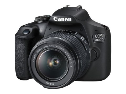 Canon EOS | 2000D | EF-S 18-55mm IS II lens | Black Canon EOS | 2000D | EF-S 18-55mm IS II lens | Black