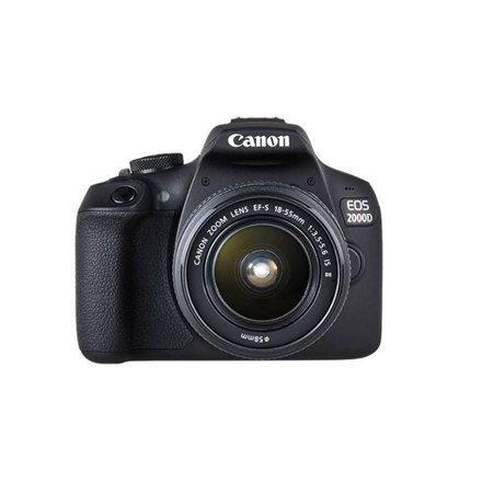 Canon EOS | 2000D | Obiektyw EF-S 18-55mm III | Czarny Canon EOS | 2000D | Obiektyw EF-S 18-55mm III | Czarny