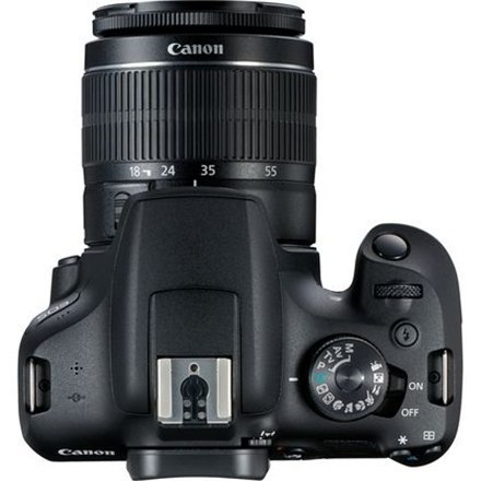 Canon EOS | 2000D | Obiektyw EF-S 18-55mm IS II | Czarny Canon EOS | 2000D | Obiektyw EF-S 18-55mm IS II | Czarny