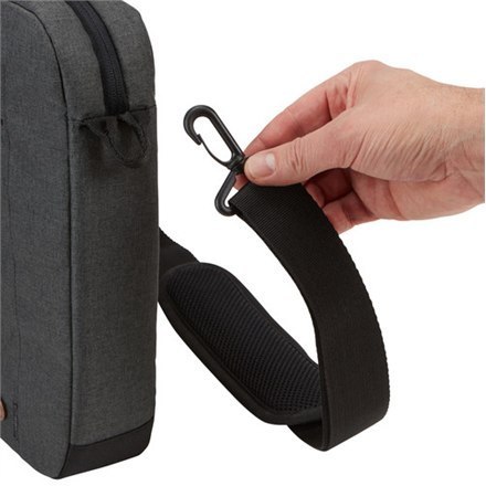 Case Logic | Fits up to size 15.6 " | Era Attaché | Messenger - Briefcase | Obsidian | Shoulder strap