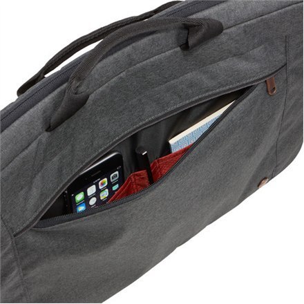 Case Logic | Fits up to size 15.6 " | Era Attaché | Messenger - Briefcase | Obsidian | Shoulder strap