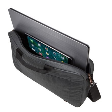 Case Logic | Fits up to size 15.6 " | Era Attaché | Messenger - Briefcase | Obsidian | Shoulder strap