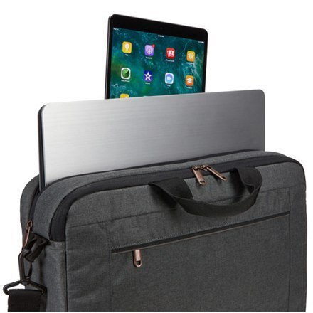 Case Logic | Fits up to size 15.6 " | Era | Messenger - Briefcase | Obsidian | Shoulder strap