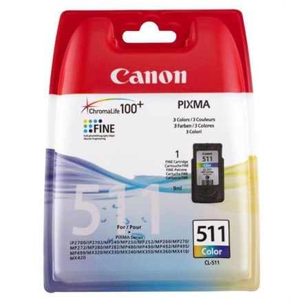 Colour (cyan, magenta, yellow) Ink cartridge 244 pages 511 Canon CL Colour (cyan, magenta, yellow) Ink cartridge 244 pages 511 Canon CL