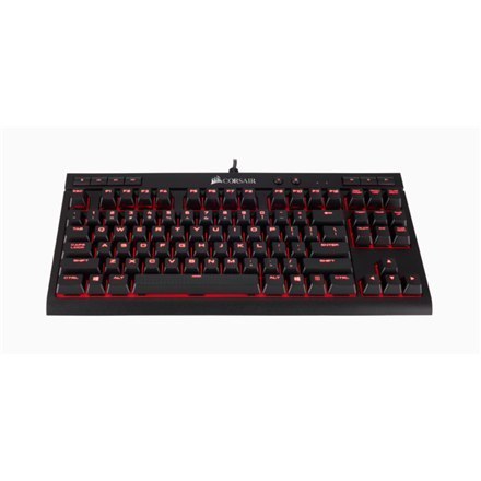 Corsair | CHERRY MX Red | K63 Compact | Mechanical Gaming Keyboard | Mechanical Gaming Keyboard | RGB LED light | US | Wired | R Corsair | CHERRY MX Red | K63 Compact | Mechanical Gaming Keyboard | Mechanical Gaming Keyboard | RGB LED light | US | Wired | R