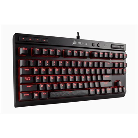 Corsair | CHERRY MX Red | K63 Compact | Mechanical Gaming Keyboard | Mechanical Gaming Keyboard | RGB LED light | US | Wired | R Corsair | CHERRY MX Red | K63 Compact | Mechanical Gaming Keyboard | Mechanical Gaming Keyboard | RGB LED light | US | Wired | R
