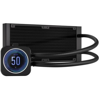 Corsair | iCUE H100i ELITE LCD XT Display | Black | Intel, AMD | CPU Liquid Cooler