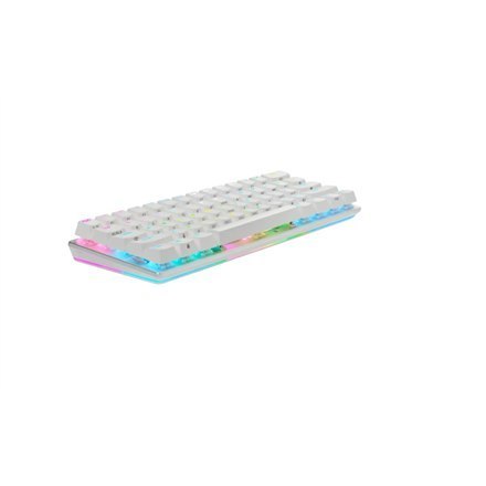 Corsair | K70 PRO MINI | Gaming keyboard | RGB LED light | NA | White | Wireless/Wired | Bluetooth | CHERRY MX Red | Wireless co Corsair | K70 PRO MINI | Gaming keyboard | RGB LED light | NA | White | Wireless/Wired | Bluetooth | CHERRY MX Red | Wireless co
