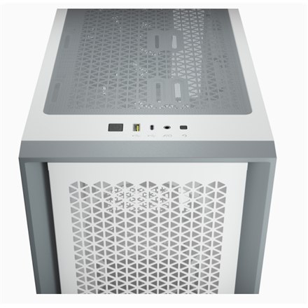 Corsair | Obudowa komputerowa | 4000D | Okno boczne | Biały | ATX | Zasilacz w zestawie Nie | ATX Corsair | Obudowa komputerowa | 4000D | Okno boczne | Biały | ATX | Zasilacz w zestawie Nie | ATX
