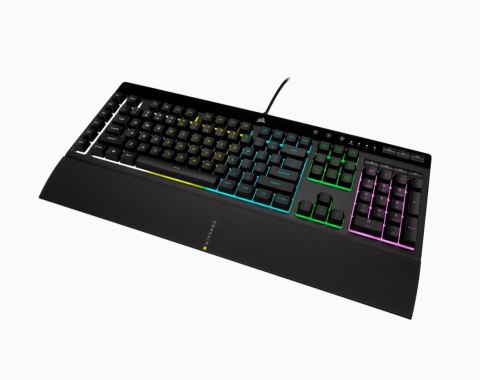 Corsair | Rubber Dome | K55 RGB PRO | Gaming Keyboard | Gaming Keyboard | RGB LED light | US | Wired | Black Corsair | Rubber Dome | K55 RGB PRO | Gaming Keyboard | Gaming Keyboard | RGB LED light | US | Wired | Black