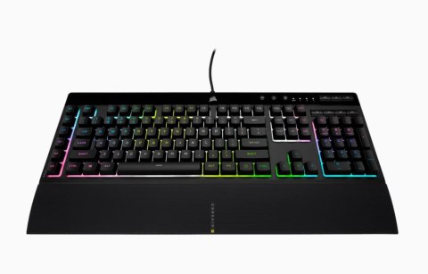 Corsair | Rubber Dome | K55 RGB PRO XT | Gaming Keyboard | Gaming Keyboard | RGB LED light | US | Wired | Black Corsair | Rubber Dome | K55 RGB PRO XT | Gaming Keyboard | Gaming Keyboard | RGB LED light | US | Wired | Black