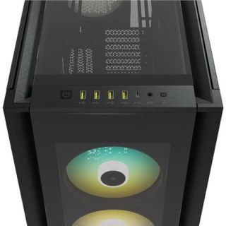 Corsair | Tempered Glass Full-Tower PC Case | iCUE 7000X RGB | Side window | Black | Full-Tower | Power supply included No | ATX
