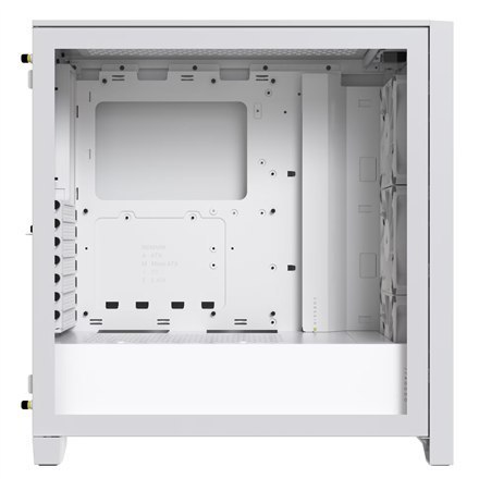 Corsair | Tempered Glass PC Case | iCUE 4000D RGB AIRFLOW | Side window | White | Mid-Tower | Power supply included No Corsair | Tempered Glass PC Case | iCUE 4000D RGB AIRFLOW | Side window | White | Mid-Tower | Power supply included No