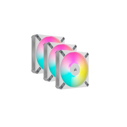 Corsair | Zestaw trzech wentylatorów 120mm PWM | iCUE AF120 RGB ELITE | Wentylator obudowy Corsair | Zestaw trzech wentylatorów 120mm PWM | iCUE AF120 RGB ELITE | Wentylator obudowy