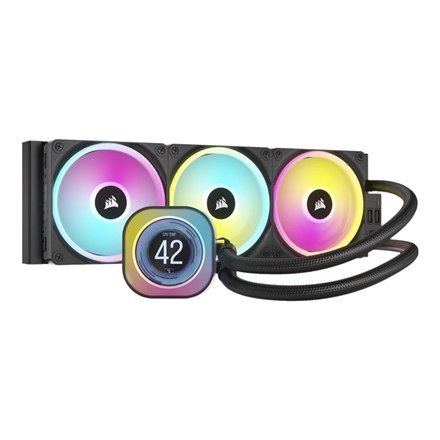 Corsair iCUE LINK H150i LCD Liquid CPU Cooler, Black Corsair Corsair iCUE LINK H150i LCD Liquid CPU Cooler, Black Corsair