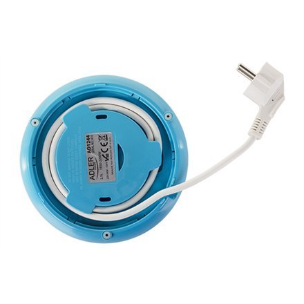 Czajnik Adler | AD 1244 | Standardowy czajnik | 2000 W | 2,5 L | Plastik | Podstawa obrotowa 360° | Biały Czajnik Adler | AD 1244 | Standardowy czajnik | 2000 W | 2,5 L | Plastik | Podstawa obrotowa 360° | Biały