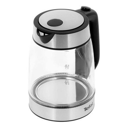 Czajnik TEFAL | KI700830 | Elektryczny | 2200 W | 1,7 L | Szklany | Podstawa obrotowa 360° | Czarny/Stal nierdzewna Czajnik TEFAL | KI700830 | Elektryczny | 2200 W | 1,7 L | Szklany | Podstawa obrotowa 360° | Czarny/Stal nierdzewna
