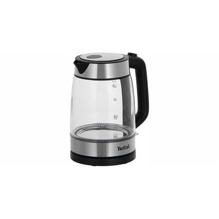 Czajnik TEFAL | KI700830 | Elektryczny | 2200 W | 1,7 L | Szklany | Podstawa obrotowa 360° | Czarny/Stal nierdzewna Czajnik TEFAL | KI700830 | Elektryczny | 2200 W | 1,7 L | Szklany | Podstawa obrotowa 360° | Czarny/Stal nierdzewna