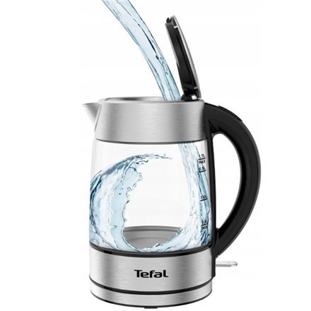 Czajnik TEFAL KI772D Elektryczny 2400 W 1.7 L Szkło Obracana podstawa 360° Ze stali nierdzewnej/czarny Czajnik TEFAL KI772D Elektryczny 2400 W 1.7 L Szkło Obracana podstawa 360° Ze stali nierdzewnej/czarny