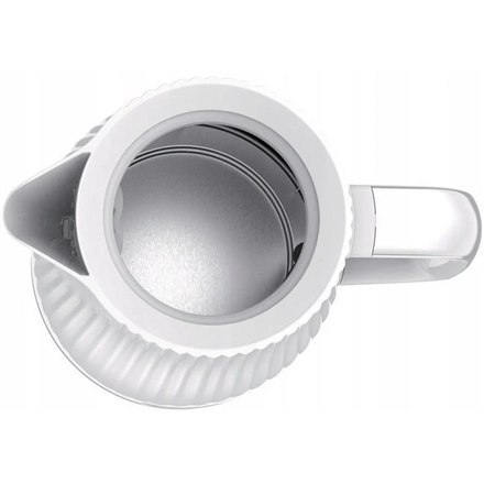 Czajnik elektryczny TEFAL KO250130 o mocy 2400 W i pojemności 1.7 L - plastikowy, biały kociołek z obrotową podstawą 360°. Czajnik elektryczny TEFAL KO250130 o mocy 2400 W i pojemności 1.7 L - plastikowy, biały kociołek z obrotową podstawą 360°.