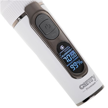 Czeska | Maszynka do strzyżenia włosów z wyświetlaczem LCD | CR 2841 | Bezprzewodowa | Ilość stopni długości 6 | Biało-brązowa Czeska | Maszynka do strzyżenia włosów z wyświetlaczem LCD | CR 2841 | Bezprzewodowa | Ilość stopni długości 6 | Biało-brązowa