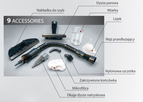 Czyszczarka do podłóg Camry CR 7021 o mocy 1100 W, ciśnieniu pary 3.5 bara, pojemności zbiornika na wodę 0.35 L, kolor biały. Gw Czyszczarka do podłóg Camry CR 7021 o mocy 1100 W, ciśnieniu pary 3.5 bara, pojemności zbiornika na wodę 0.35 L, kolor biały. Gw