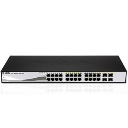 D-LINK DGS-1210-20, Gigabit Smart Switch with 16 10/100/1000Base-T ports and 4 Gigabit MiniGBIC (SFP) ports, 802.3x Flow Control D-LINK DGS-1210-20, Gigabit Smart Switch with 16 10/100/1000Base-T ports and 4 Gigabit MiniGBIC (SFP) ports, 802.3x Flow Control