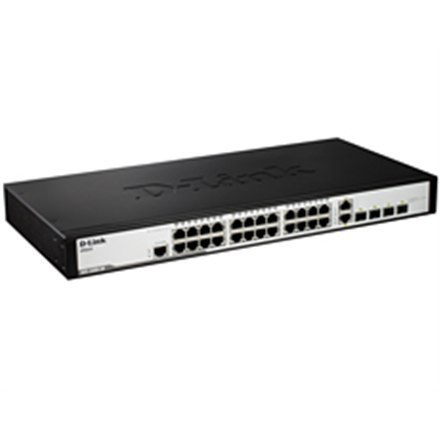 D-LINK DGS-1210-28, Gigabit Smart Switch with 24 10/100/1000Base-T ports and 4 Gigabit MiniGBIC (SFP) ports, 802.3x Flow Control D-LINK DGS-1210-28, Gigabit Smart Switch with 24 10/100/1000Base-T ports and 4 Gigabit MiniGBIC (SFP) ports, 802.3x Flow Control
