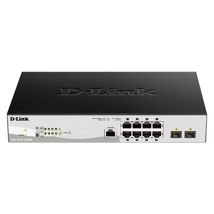 D-Link | 10-Port Gigabit PoE Metro Ethernet Switch | DGS-1210-10P/ME | Managed L2 | Desktop D-Link | 10-Port Gigabit PoE Metro Ethernet Switch | DGS-1210-10P/ME | Managed L2 | Desktop