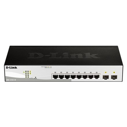 D-Link | 10-Port Gigabit Smart Managed Switch | DGS-1210-10 | Zarządzany przełącznik L2+ | Montaż w szafie Rack | Ilość portów 1 D-Link | 10-Port Gigabit Smart Managed Switch | DGS-1210-10 | Zarządzany przełącznik L2+ | Montaż w szafie Rack | Ilość portów 1