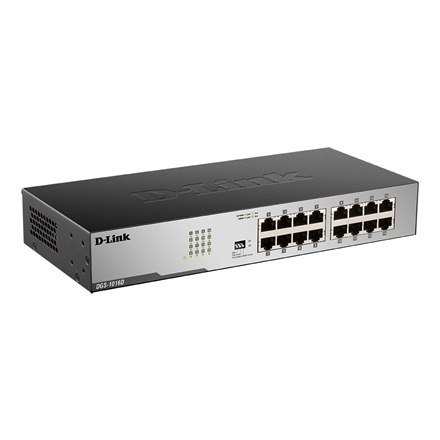 D-Link | 16-Port Gigabit Unmanaged Desktop Switch | DGS-1016D | Unmanaged | Desktop | 10/100 Mbps (RJ-45) ports quantity | 1 Gbp D-Link | 16-Port Gigabit Unmanaged Desktop Switch | DGS-1016D | Unmanaged | Desktop | 10/100 Mbps (RJ-45) ports quantity | 1 Gbp