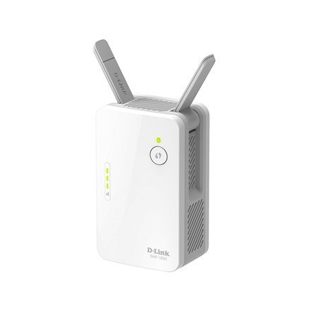 D-Link | Przedłużacz zasięgu Wi-Fi AC1300 | DAP-1620 | 802.11ac | 400+867 Mbit/s | 10/100/1000 Mbit/s | Porty LAN Ethernet (RJ-4 D-Link | Przedłużacz zasięgu Wi-Fi AC1300 | DAP-1620 | 802.11ac | 400+867 Mbit/s | 10/100/1000 Mbit/s | Porty LAN Ethernet (RJ-4