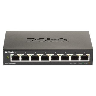 D-Link | Smart Gigabit Ethernet Switch | DGS-1100-08V2 | Managed | Desktop | 1 Gbps (RJ-45) ports quantity | SFP ports quantity