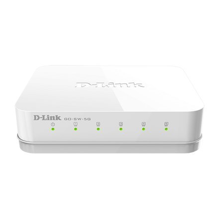 D-Link | Switch | GO-SW-5G/E | Unmanaged | Desktop | 10/100 Mbps (RJ-45) ports quantity | 1 Gbps (RJ-45) ports quantity 5 | SFP D-Link | Switch | GO-SW-5G/E | Unmanaged | Desktop | 10/100 Mbps (RJ-45) ports quantity | 1 Gbps (RJ-45) ports quantity 5 | SFP